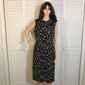 ERDEM Veronica Floral-Jacquard Shift Dress Size 12